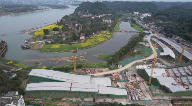 南游客中心項目施工現(xiàn)場
